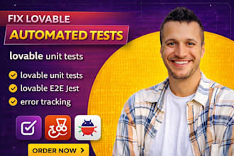 fix lovable automated tests lovable unit tests lovable e2e jest error tracking