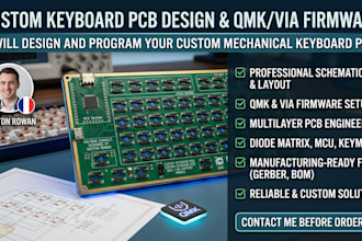 design and program custom mechanical keyboard pcb with qmk via firmware