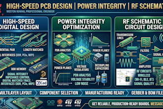 do high speed pcb design power integrity rf schematic design in altium kicad
