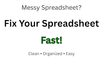 fix and organize your spreadsheet into a clean, easy to use system