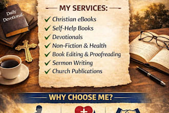 ghost book writer christian ebook writer self help ebook non fiction writer kdp
