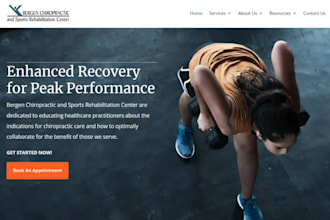 build wix chiropractor website counselling service website nutritionist website