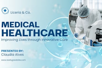 design medspa healthcare clinic pitch deck bdc loan investor grant application