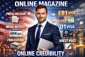 write and publish eb1 media article press coverage eb1 visa media publication