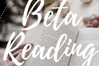 read your book and provide honest and thoughtful feedback