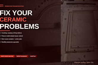 solve ceramic or rooftile production defects