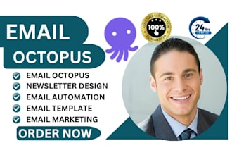 build your emailoctopus account design your email octopus templates workflows