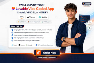 deploy and migrate lovable ai vibe code app to aws, vercel, netlify, firebase
