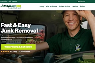 build wix junk removal website pest control website lawn care website