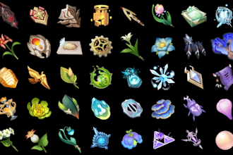 do material collection on genshin impact for you