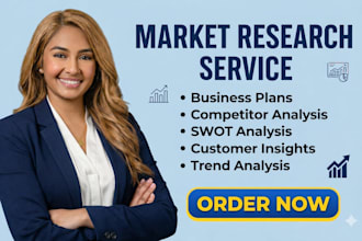 do market research, swot analysis and competitor analysis