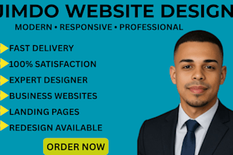 redesign  professional jimdo website jimdo landing page jimdo seo setup