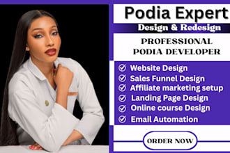 make podia, podia website, online course, teachable, course website
