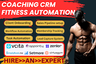 build vcita simplybook setmore appointy zenler crm virtuagym fitness automation