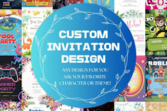 design greeting card, invitation card, party invitation, birthday card etsy shop