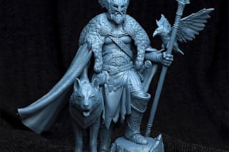 sculpt 3d articulated model 3d doll toy design 3d bjd 3d fidget for 3d printing