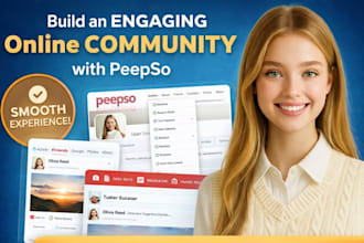 build and customize your peepso social network community website