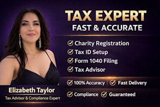 be your tax advisor for charity registration and tax id form 1040