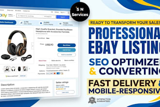 do ebay listing, ebay product listing, ebay SEO listing, ebay lister