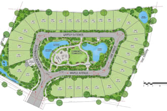 design 2d landscape, site and subdivision plans for permits