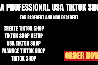create USA tiktok shop setup USA tiktok shop