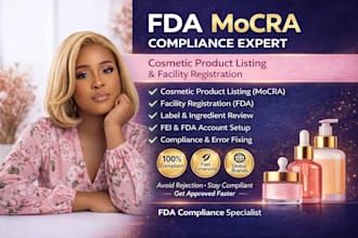 handle fda mocra cosmetic product listing and facility registration