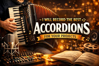 record the best accordions for your projects