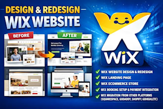 be wix expert wix website redesign wix booking wix redesign wix design wix