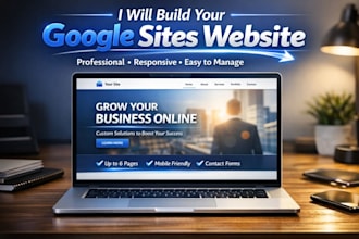 design a google sites website for your business