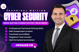 do cybersecurity technical ebook writing course content lead magnet and report