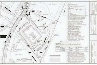 create land subdivisions plat map and site plans with autocad layouts