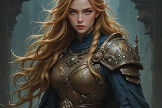 draw fantasy concept art character and dnd digtial painting portrait illustation