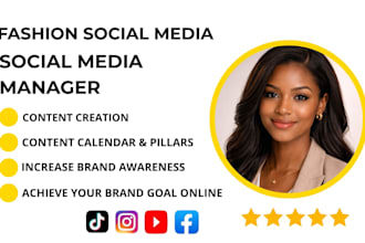 be your ecommerce fashion beauty social media manager and content creator