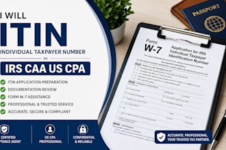 itin individual taxpayer number as irs caa US CPA