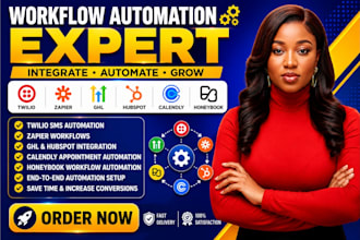 twilio zapier ghl hubspot jobnimbus kvcore honeybook slack automation xero w