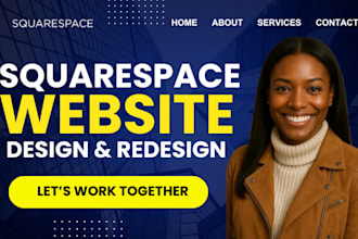 build or redesign your squarespace website with mobile responsive UI UX design