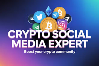 crypto social media manager create nft content social media marketing manager