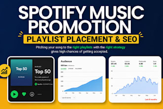 do spotify SEO, playlist pitching and editorial submission for your music