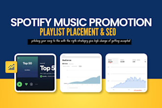 do spotify SEO, playlist pitching and editorial submission for your music