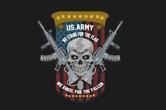 create awesome and gorgeous military logo design