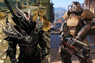 create custom armor, weapons and characters for skyrim, fallout 4, re and bg3