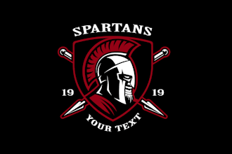 create creative and good looking spartan logo design