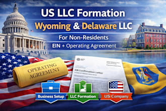 form wyoming delaware llc with ein and operating agreement for nonresidents