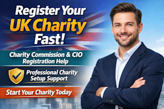 register your UK charity or cio with charity commission fast