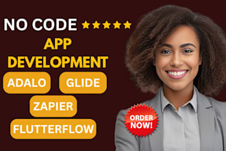 build no code app, adalo, glide, bubble io, flutterflow, adalo app builder