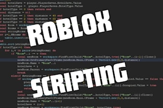 create roblox scripts, systems, gui, fix bug in lua scripting, roblox studio vfx