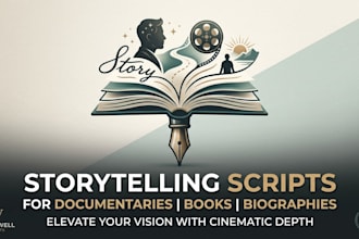 write deep, cinematic storytelling scripts for your youtube channel