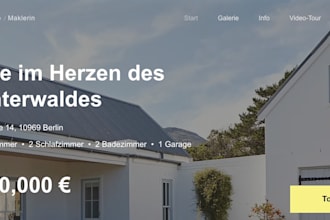 build wix website for real estate