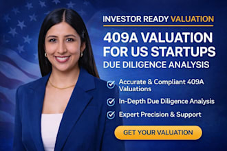 investor ready valuation 409a valuation for US startups due diligence analysis