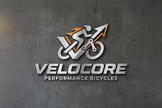 design a modern and dynamic bicycle brand logo